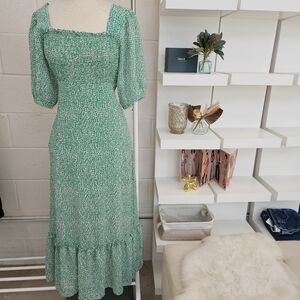 Smocked maxi dress